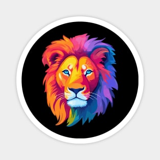 lion rainbow Magnet